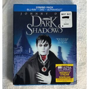 Dark Shadows 2012 Blu-ray Combo Pack 3D Slipcover - Johnny Depp - Tim Burton